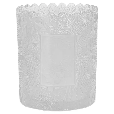 ENVASE PARA FABRICACIÓN DE VELAS LABRADO BLANCO X6 UNIDADES