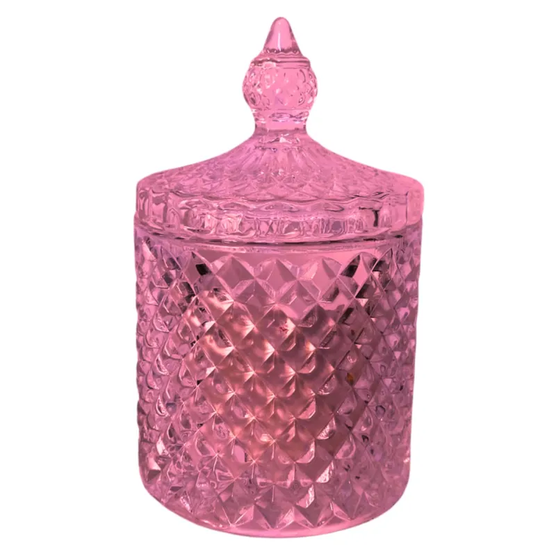 VELA AROMÁTICA IMPORTADA EN CARAMELERA GRANDE ROSA - DRAGON FRUIT X3 UNIDADES