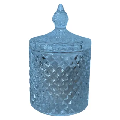 VELA AROMÁTICA IMPORTADA EN CARAMELERA GRANDE BLUE - COTTON X3 UNIDADES